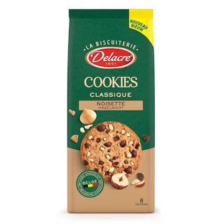 Delacre | Cookies | Chocolade | Hazelnoot 136 gr