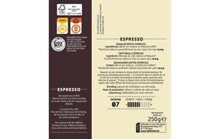 Delhaize | Koffie | Espresso 07 | Gemalen 250 gr