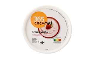 Delhaize | Yoghurt | Vol | Aardbei 1 kg