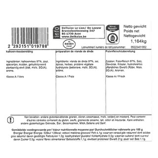Delhaize | Pita | Kalkoen +/- 350 gr