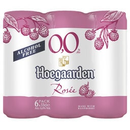 Hoegaarden | Bière fruitée | Rosée | Sans Alcool | 0% alc | Canette 