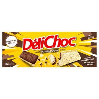 Delacre | Délichoc | Biscuits | Cookie & Cream 150 gr