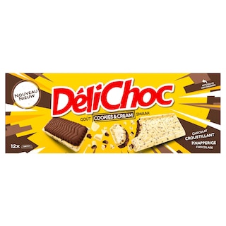 Delacre | Délichoc | Biscuits | Cookie & Cream 