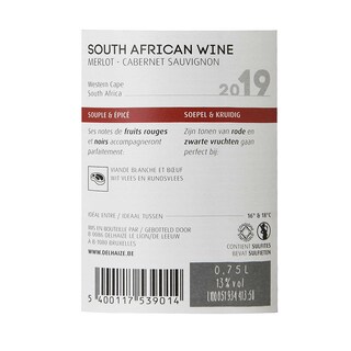 Afrique du Sud - Zuid-Afrika | Western Cape | RSA Merlot / Cabernet Sauvignon Rood 