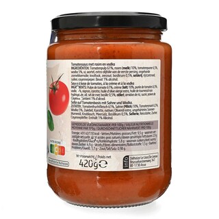 Delhaize | Saus | Tomaat | Wodka 420 gr