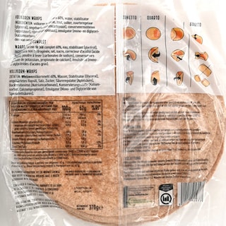 Delhaize | Wraps | Complet | 6P | Sans lactose 370 gr