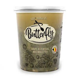 Butterfly | Soupe | Cerfeuil | Boulettes de viande 95 cl
