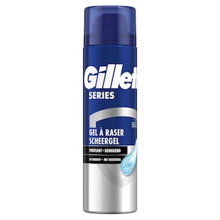 Gillette | Gel de Rasage Purifiant | Charbon 
