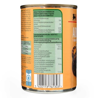 Delhaize | Aliment chat | Terrine | Lapin 