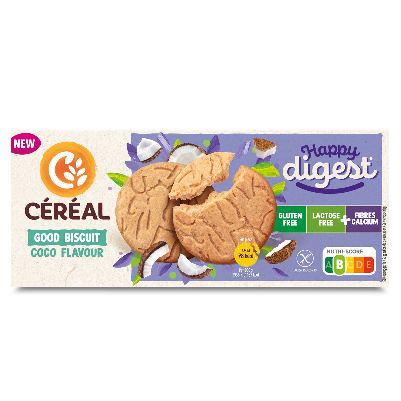 Céréal Koekjes | Kokos | Glutenvrij | Lactosevrij
