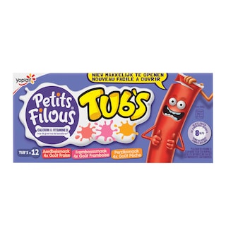 Yoplait | Petits Filous | Tubs | Verse kaas | Fruit | Calcium | Vitamine D 
