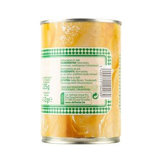 Delhaize | Peren | Half | Sap | Blik 