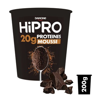 Hipro | Spoonable | En Pot | Mousse | Chocolat | Protéine 200 gr