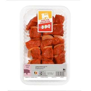 Delhaize | Brochette | Porc | Oignon | Marinée 
