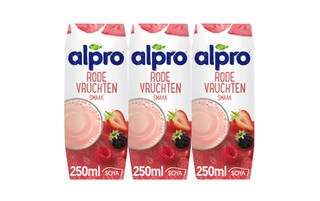 Alpro | Plantaardige drank | Soja | Rode vruchten 3 x 25 cl