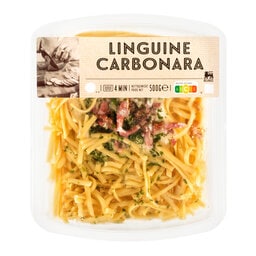 Linguini carbonara