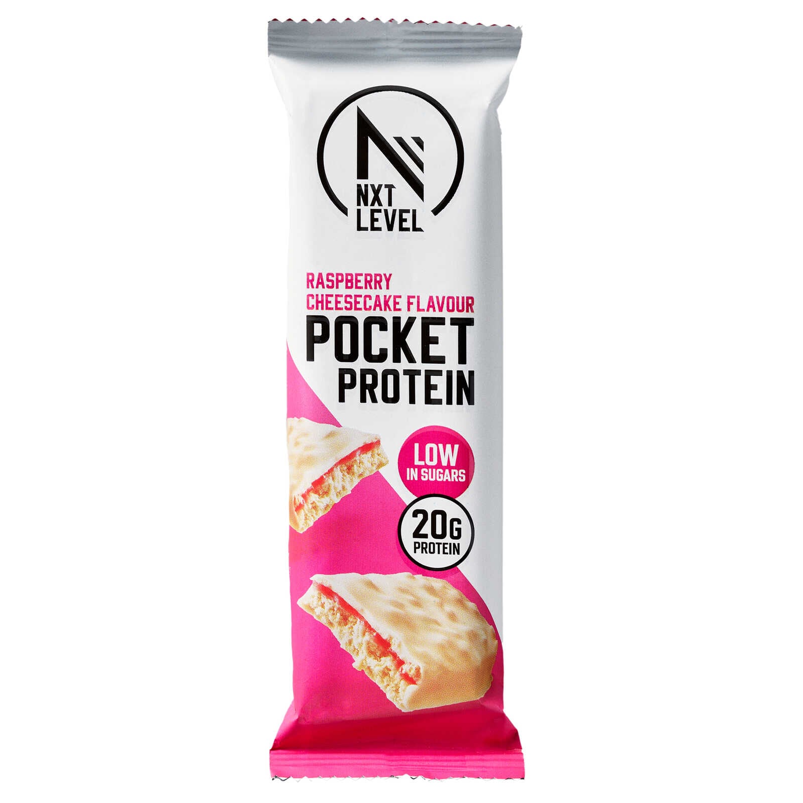 NXT Level Sports Nutrition Eiwitrepen | Framboos-Cheesecake