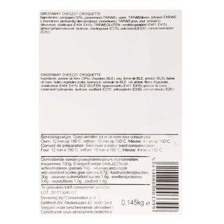 Greenway | Cheezy Croquette 145 gr