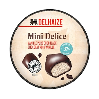 Delhaize | Mini délices | Vanille | Chocolat noir 
