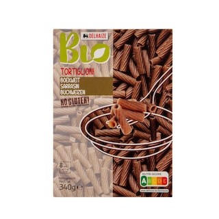 Delhaize | Bio | Pâtes | Tortiglioni | Sarrasin | Bio 