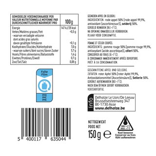 Delhaize | Snack | Pomme | Céleri 150 gr