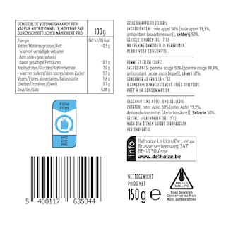 Delhaize | Snack | Pomme | Céleri 