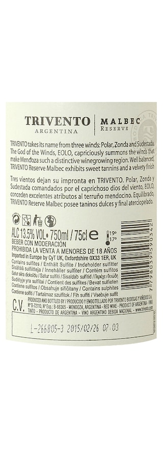 Trivento | Reserve | Malbec 