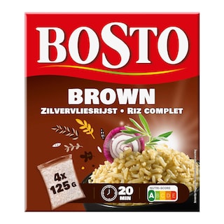 Bosto | Rijst | Zilvervlies | Bruin | 20 min 