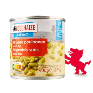 Delhaize | Flageolets | Vert 265 gr