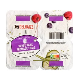 Delhaize | Verse kaas | Mager 4 x 100 gr