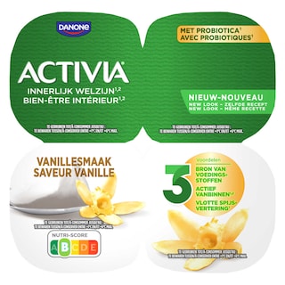 Activia | Yaourt | Arome vanille | Probiotiques 