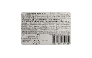 Delhaize | Reblochon | AOC | Bloc 