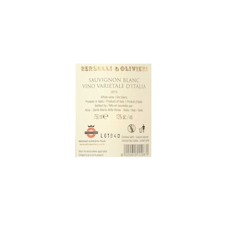 Italie - Italië | Friuli - Alto Adige | Berselli & Gerbino Signature Sauvignon 15 Blanc 