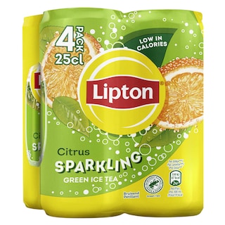 Lipton | Ice Tea | Sparkling | Green | Can 4 x 25 cl