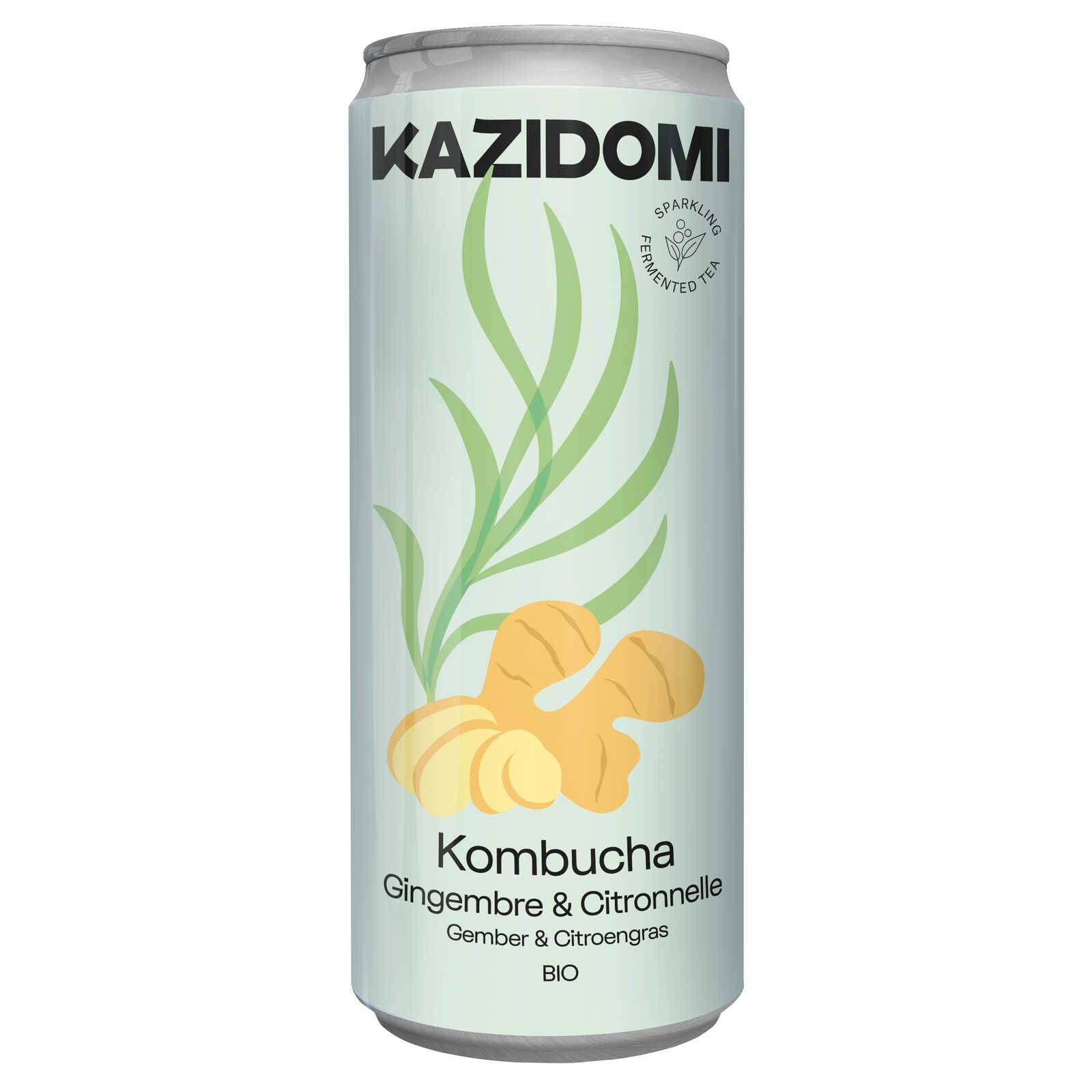 Kazidomi Kombucha | Citroengras gember | Bio