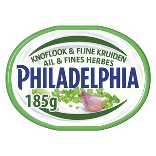Philadelphia | Fromage Tartinable | Fromage Herbes | Ail 185 gr