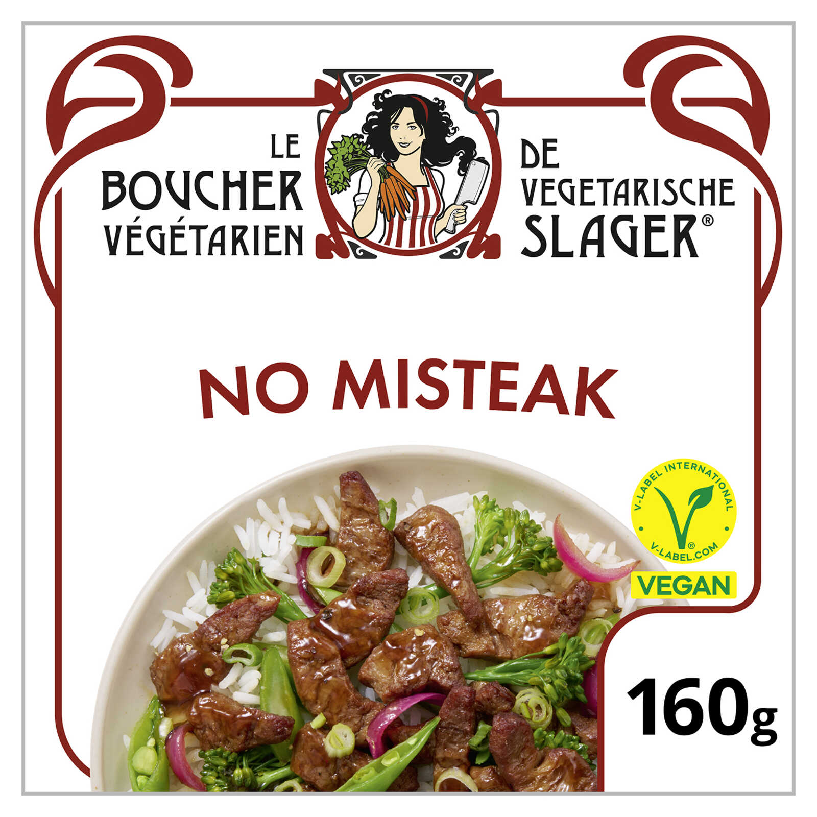 De Vegetarische Slager No misteak | Vegan