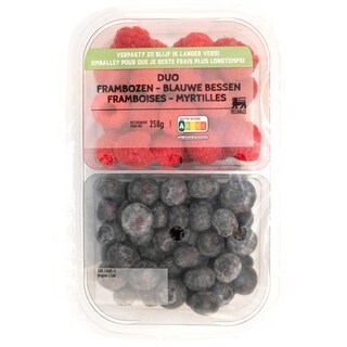 Delhaize | Framboises - Myrtilles | Duo 250 gr