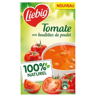 Liebig | Soep | Tomaten | Kippen-Balletjes 