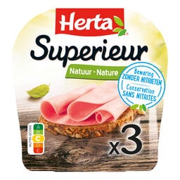 Herta | Jambon | Superieur | Sans nitrites 