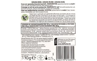 Delhaize | Gouda | Jeune | Tranches 