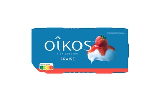 Oikos | Yaourt | Fraise | Entier | À la grecque 