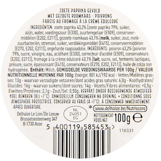 Delhaize | Mini Paprika | Roomkaas 
