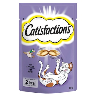 Catisfactions | Kattensnacks | Snoepjes | Eend 60 gr