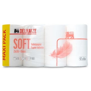 Delhaize | Eco | Toiletpapier | Zacht | 4 lagen | Maxi Pack | Eco 