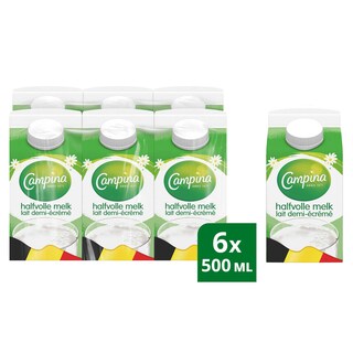 Campina | Melk | Halfvolle 6 x 50 cl