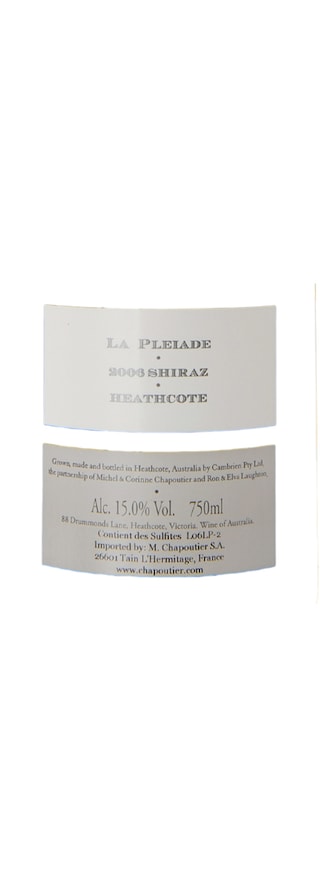 La Pleiade | Shiraz | 2006 