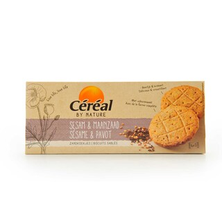 Céréal | By Nature | Zandkoekjes | Sesam & Maanzaad | Bio 