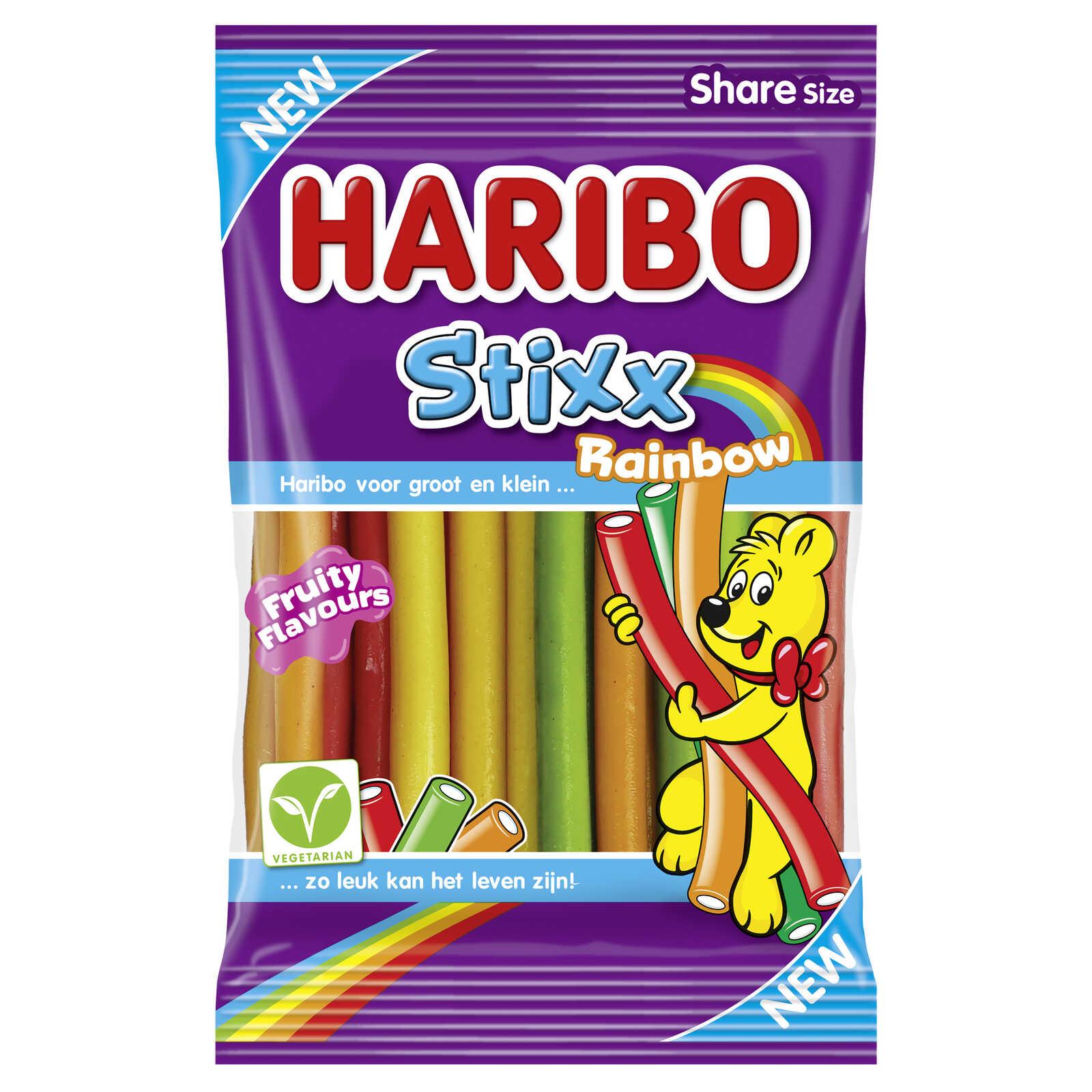 Haribo Snoepjes | Stokje | Regenboog
