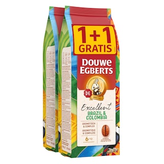 Douwe Egberts | Café | Brazil/Colombia | Bonen | 1+1 